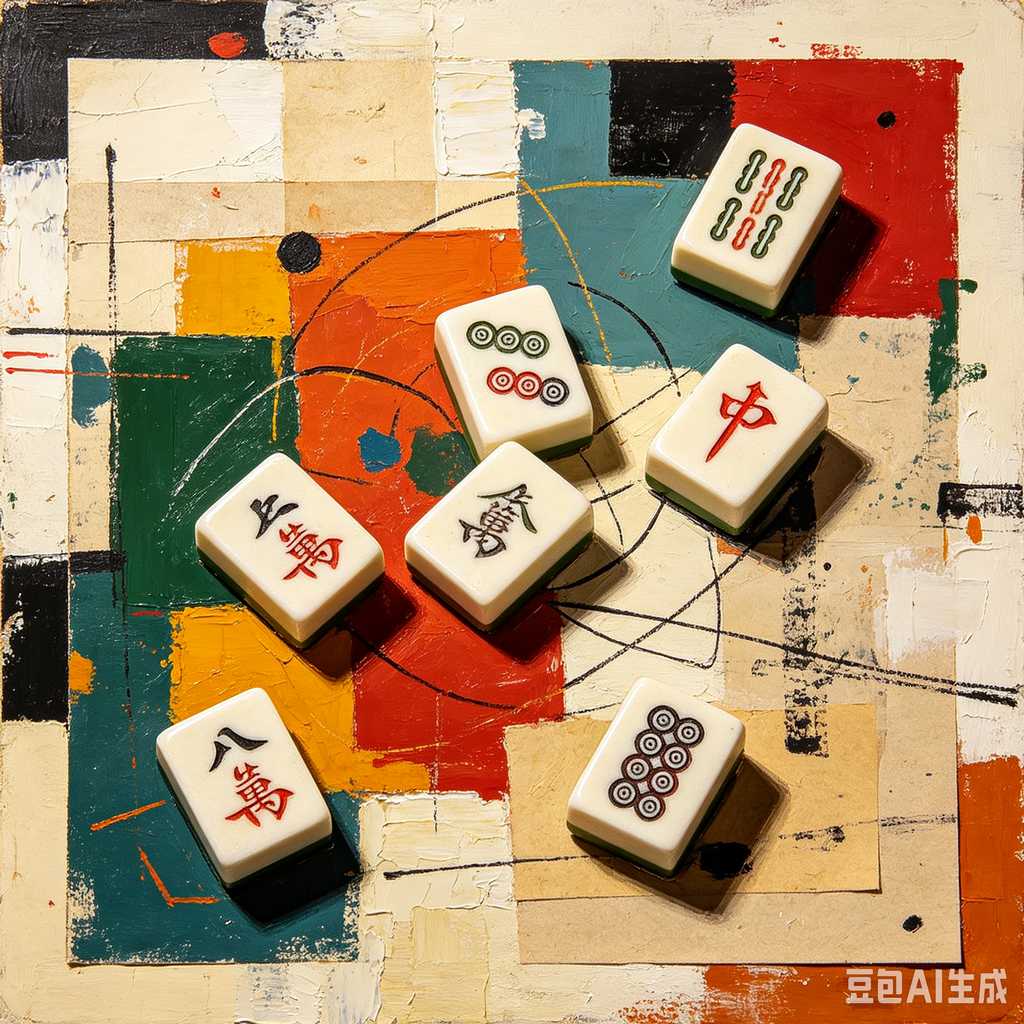 custom art mahjong set
